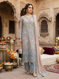 MB BRIDAL ICE BLUE SHADED  D-2216 SEMI-STICHED