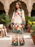 SKIN BIG FLOWER PRINT FARSHI TROUSER