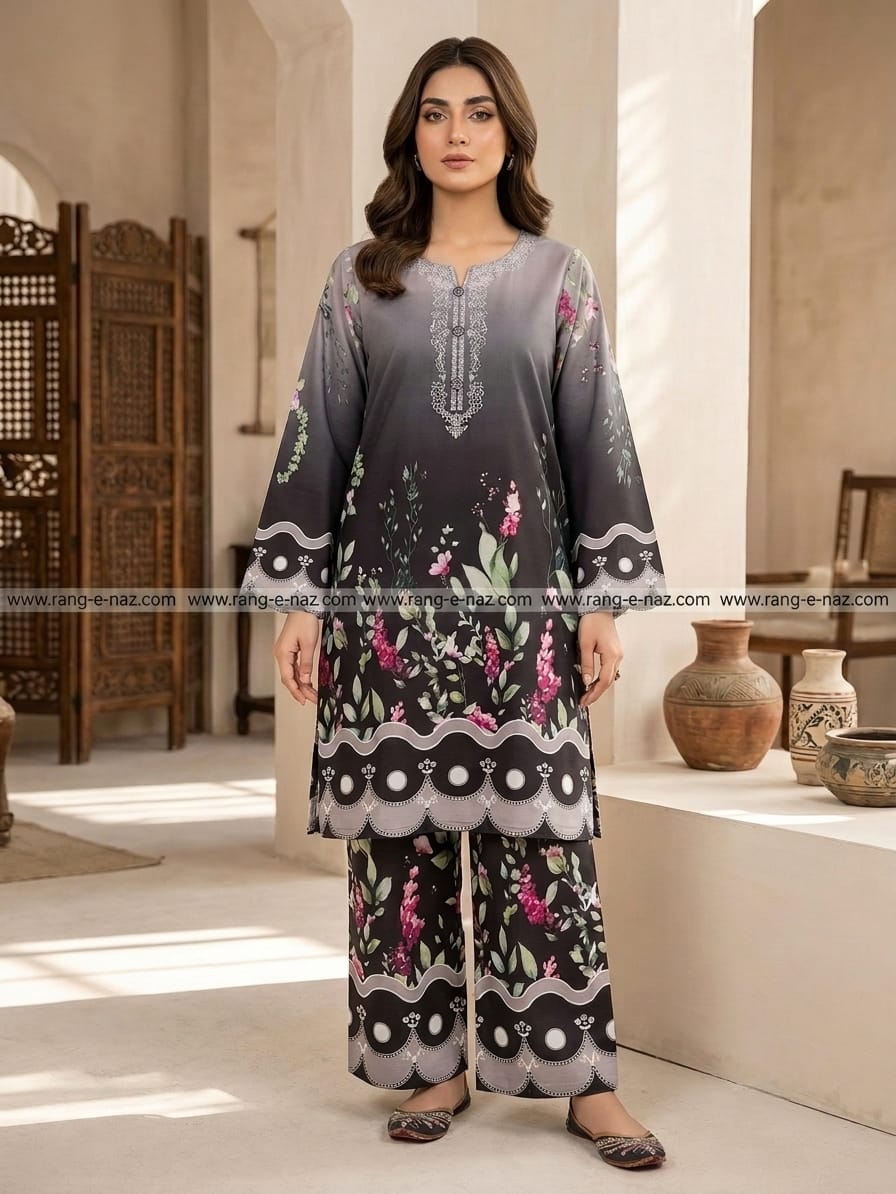 BLACK CHARCOL FARSHI TROUSER
