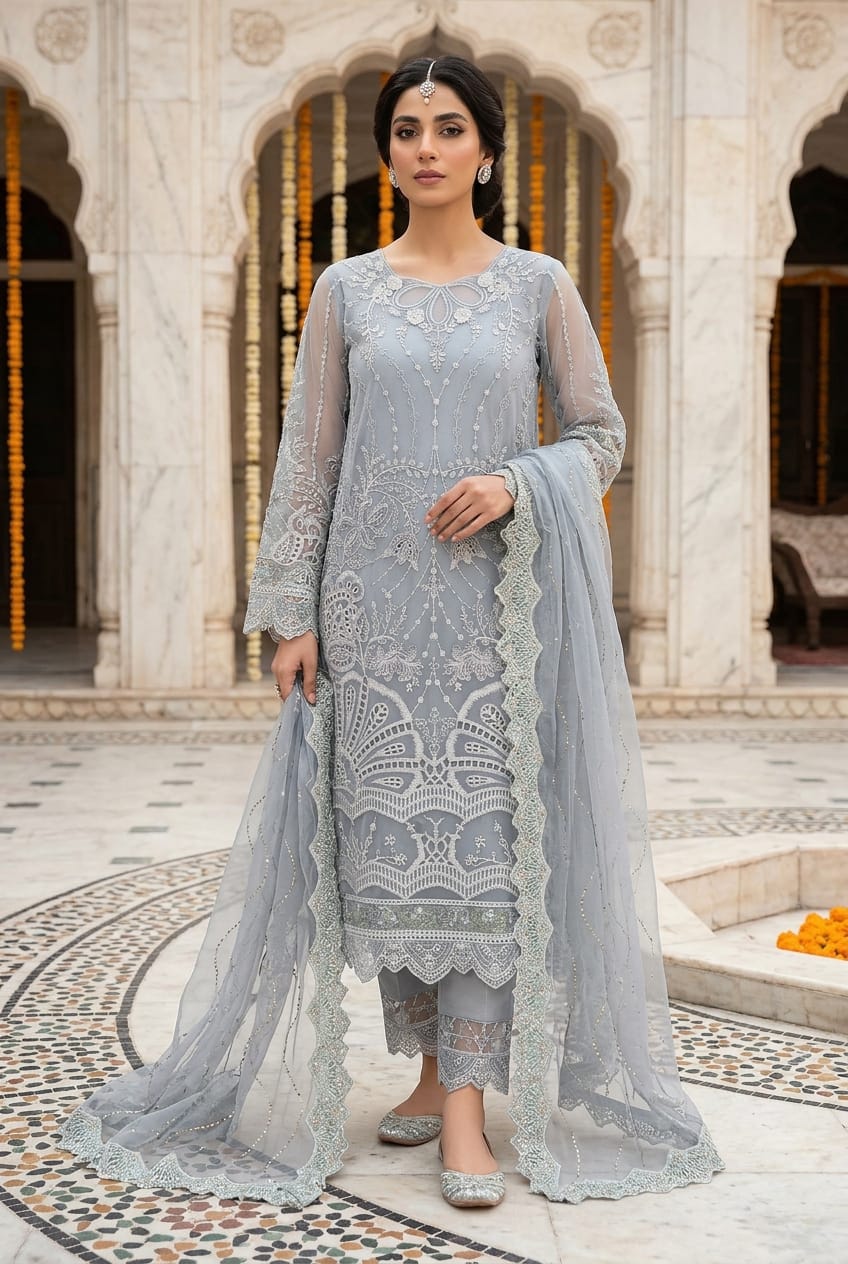 AMAIRAGE GRAY D-2214 SEMI-STICHED