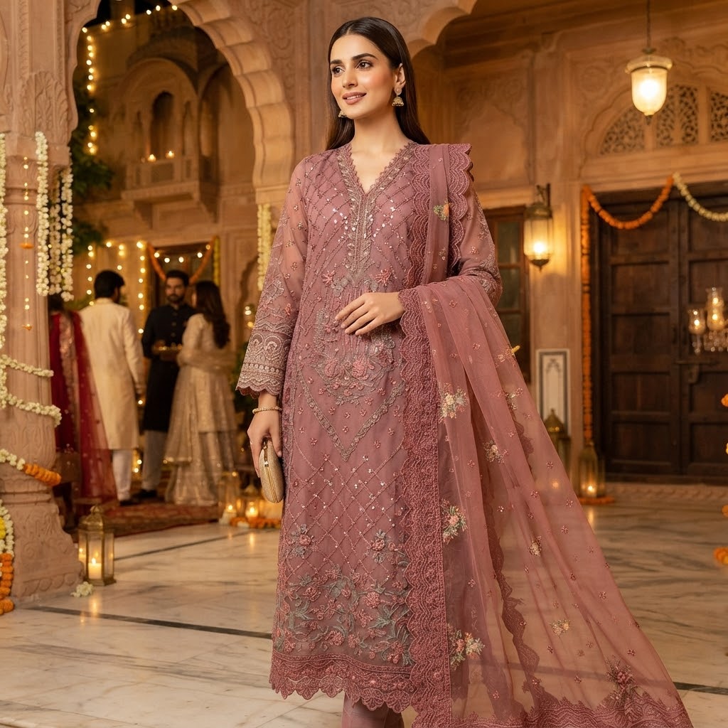 DUSTY PINK D-2238 SEMI-STICHED
